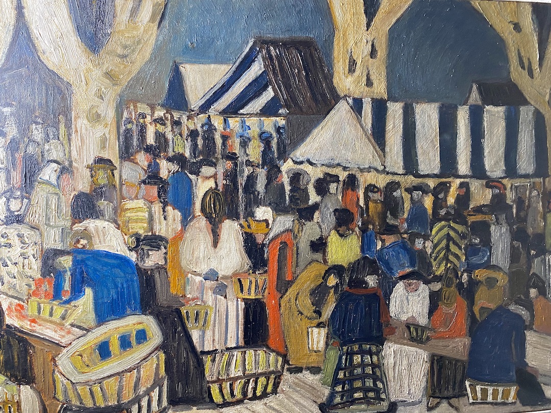 Joannès VEIMBERG "Le marché d'Arles"