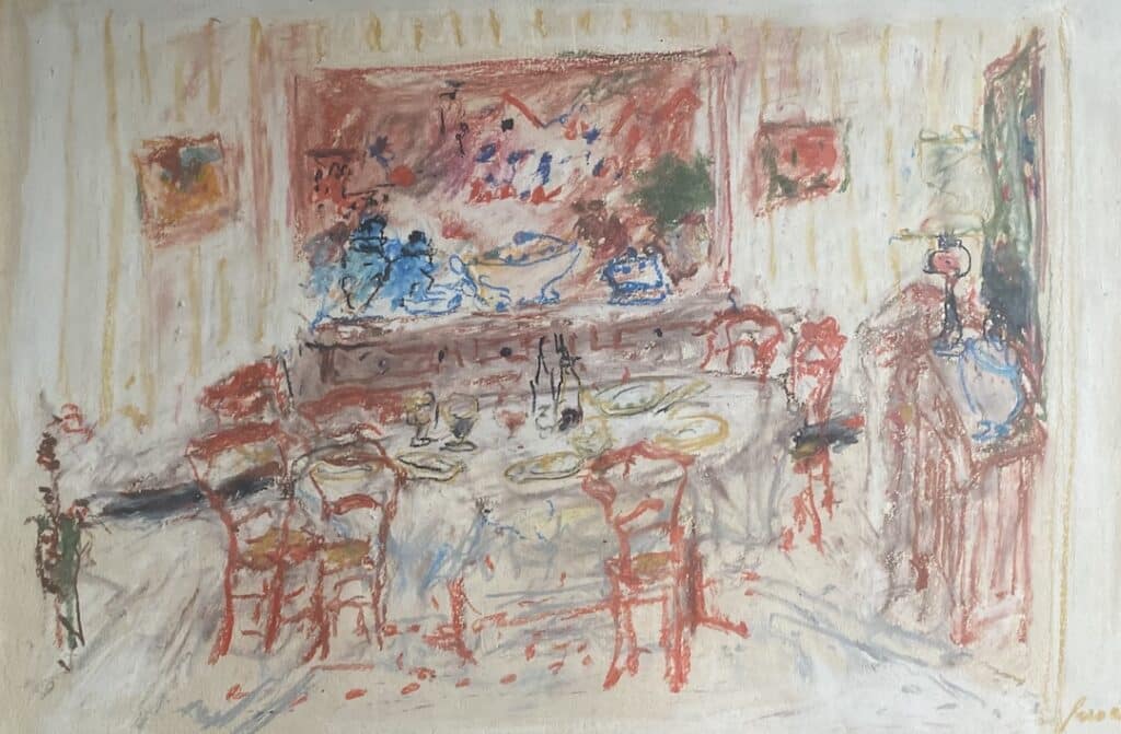 "Scène d'intérieur" Jean FUSARO