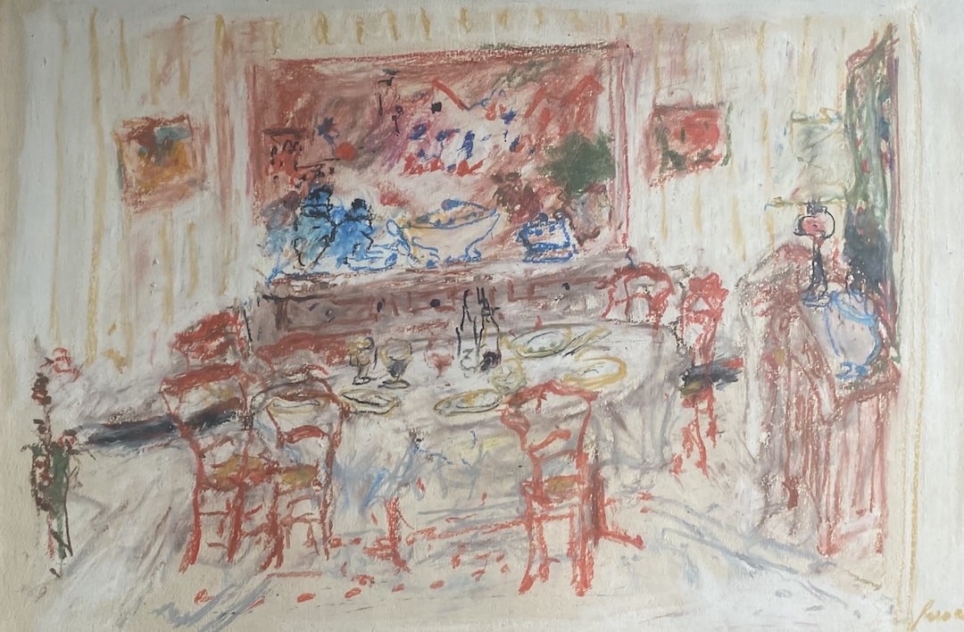 "Scène d'intérieur" Jean FUSARO