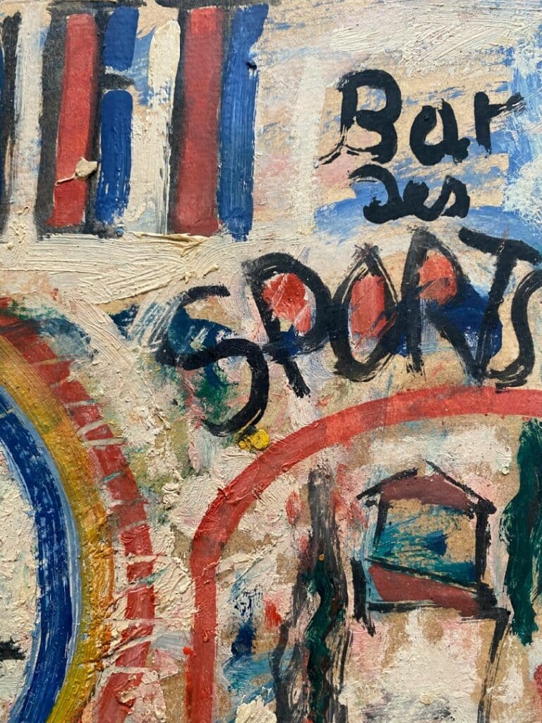 Dubonnet bar des sports Armand AVRIL (détail)