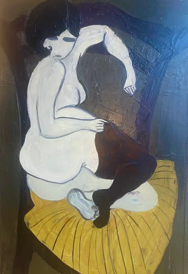 nu à la chaise, Marie-Thérèse BOURRAT