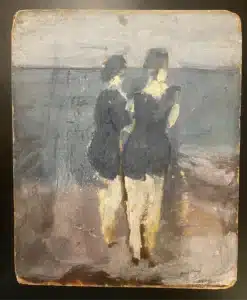 étude pour Les baigneuses François Flandrin